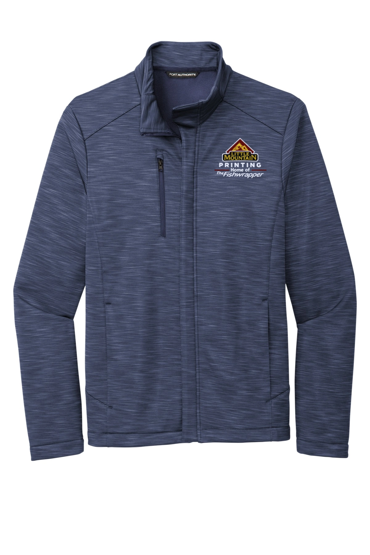 Variant Image for J339 - Port Authority® Stream Soft Shell Jacket - LMP - 3 Color - Maroon,White,Gold - Website Little Mountain Printing