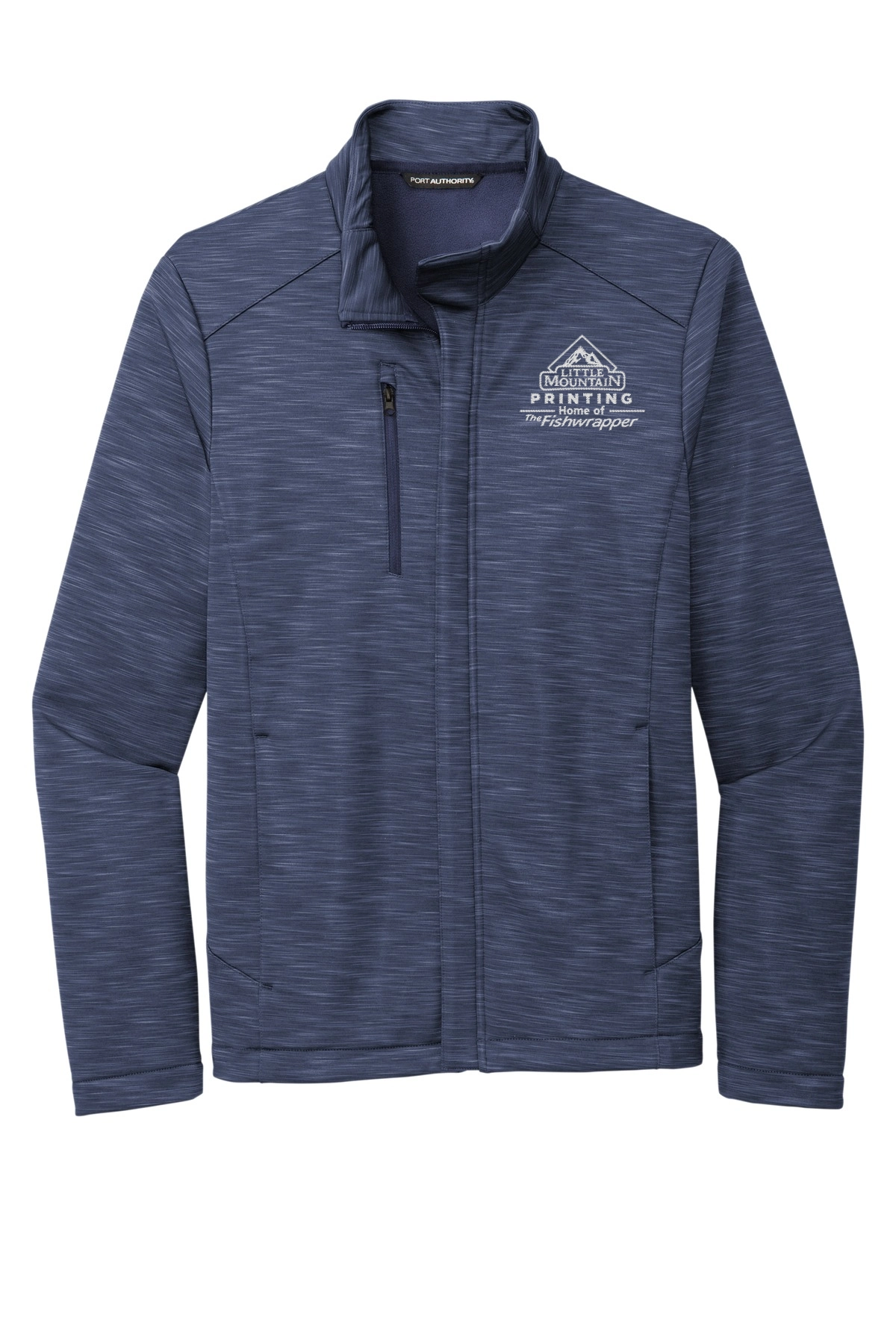Variant Image for J339 - Port Authority® Stream Soft Shell Jacket - LMP - 1 Color - White - Website Little Mountain Printing