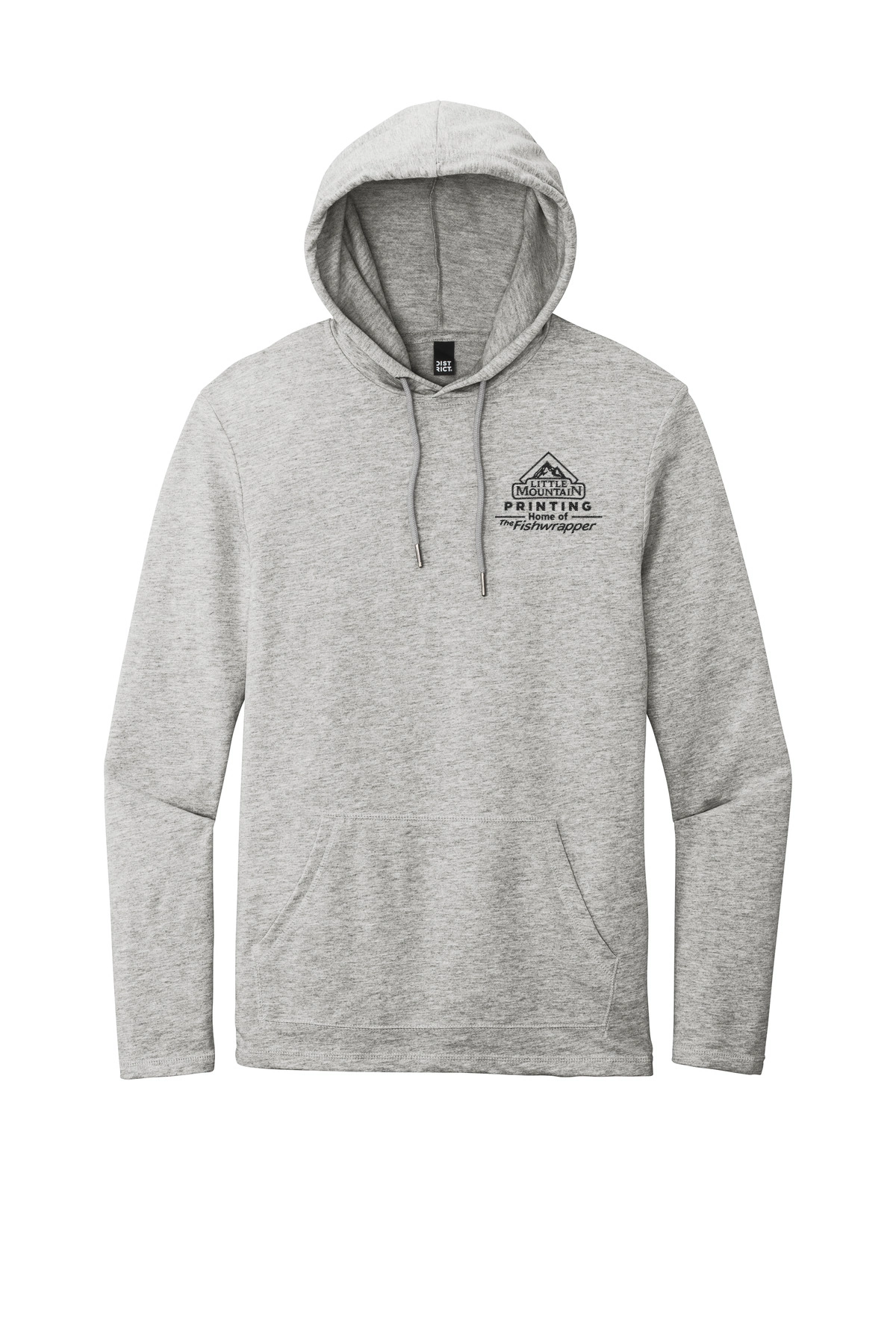 Variant Image for DT571 - District® Featherweight French Terry™ Hoodie - LMP - 1 Color - Black - Website Little Mountain Printing