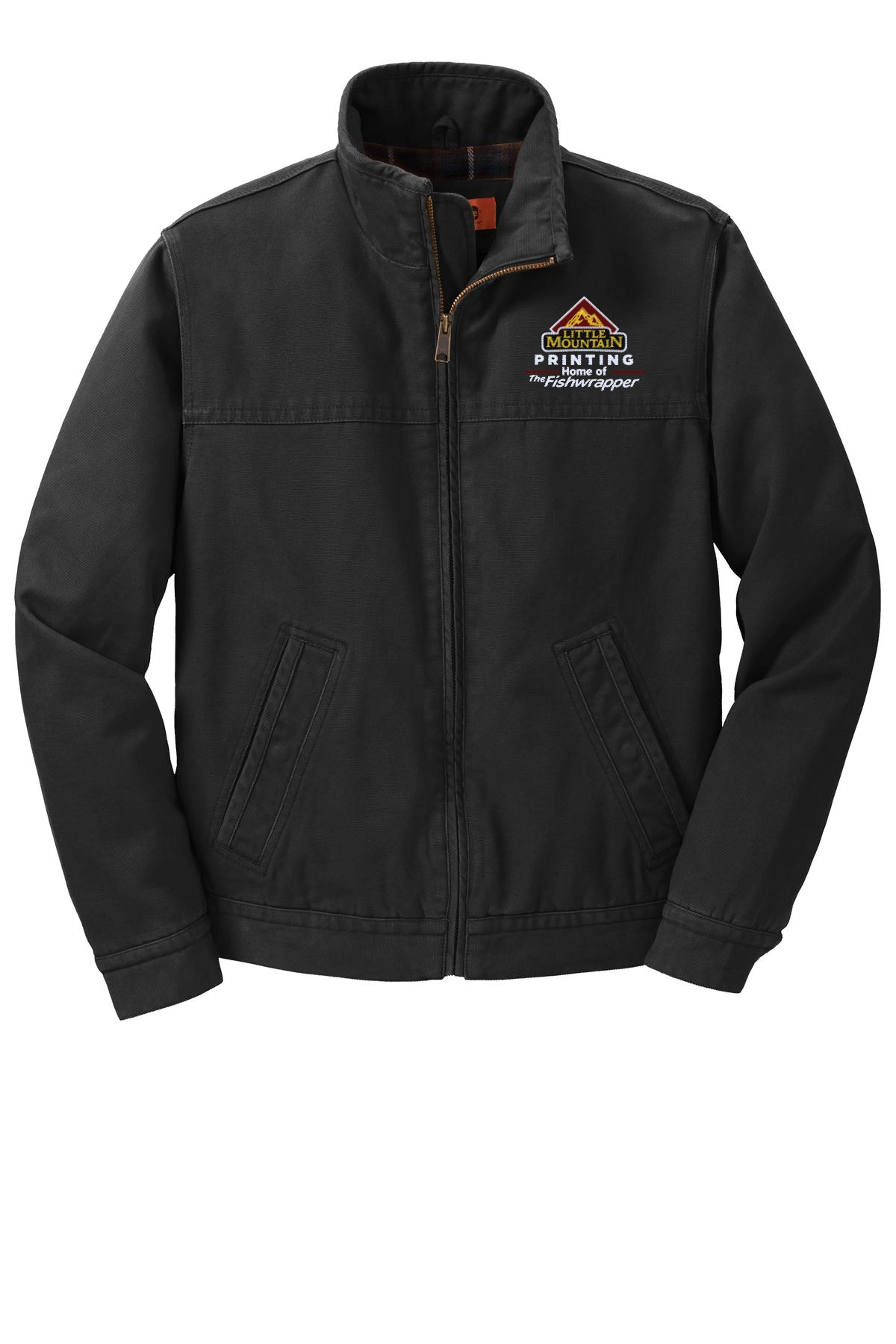 Variant Image for CSJ40  - CornerStone® Washed Duck Cloth Flannel-Lined Work Jacket - LMP - 3 Color - Maroon,White,Gold - Website Little Mountain Printing