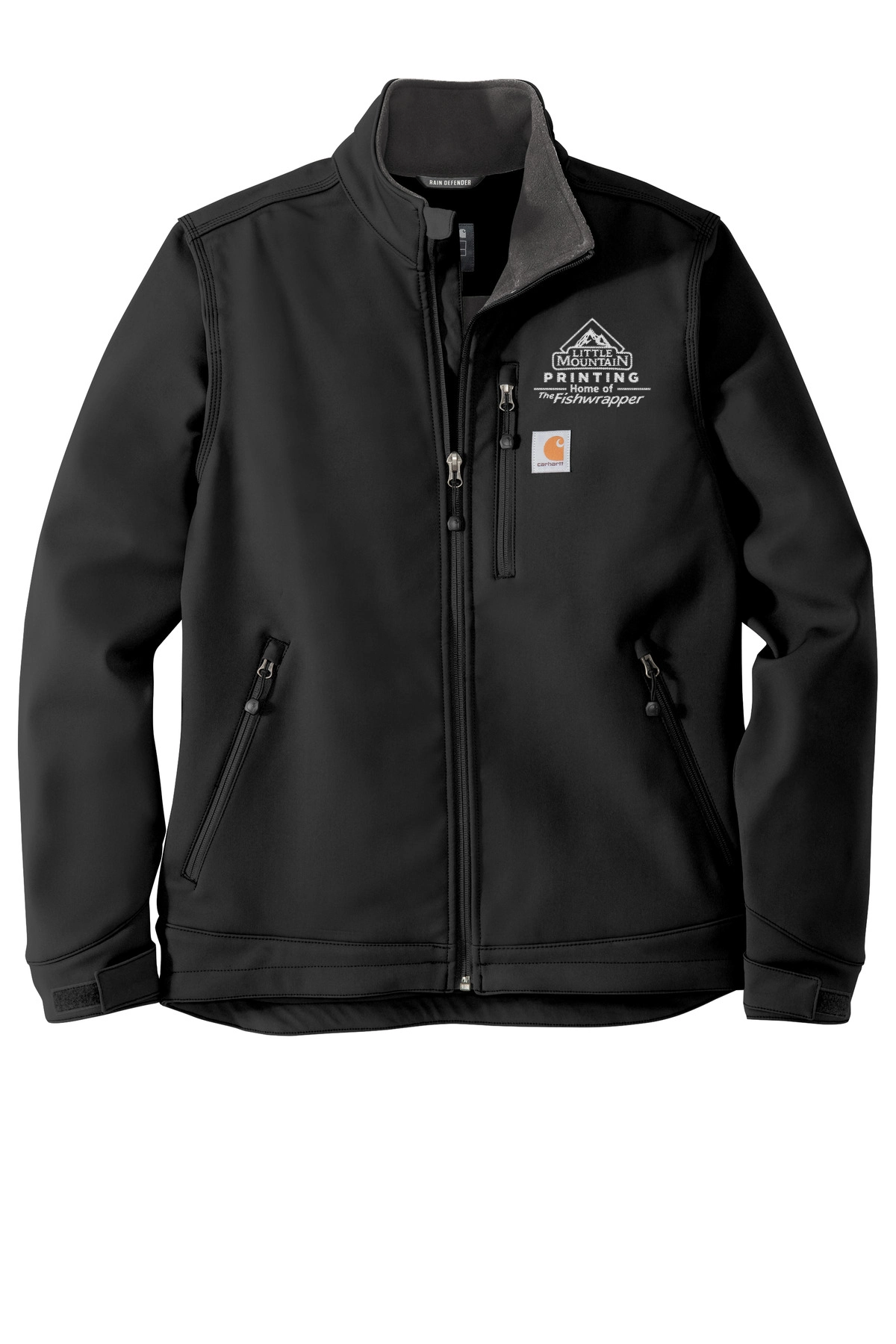 Variant Image for CT102199 - Carhartt ® Crowley Soft Shell Jacket. - LMP - 1 Color - White - Website Little Mountain Printing