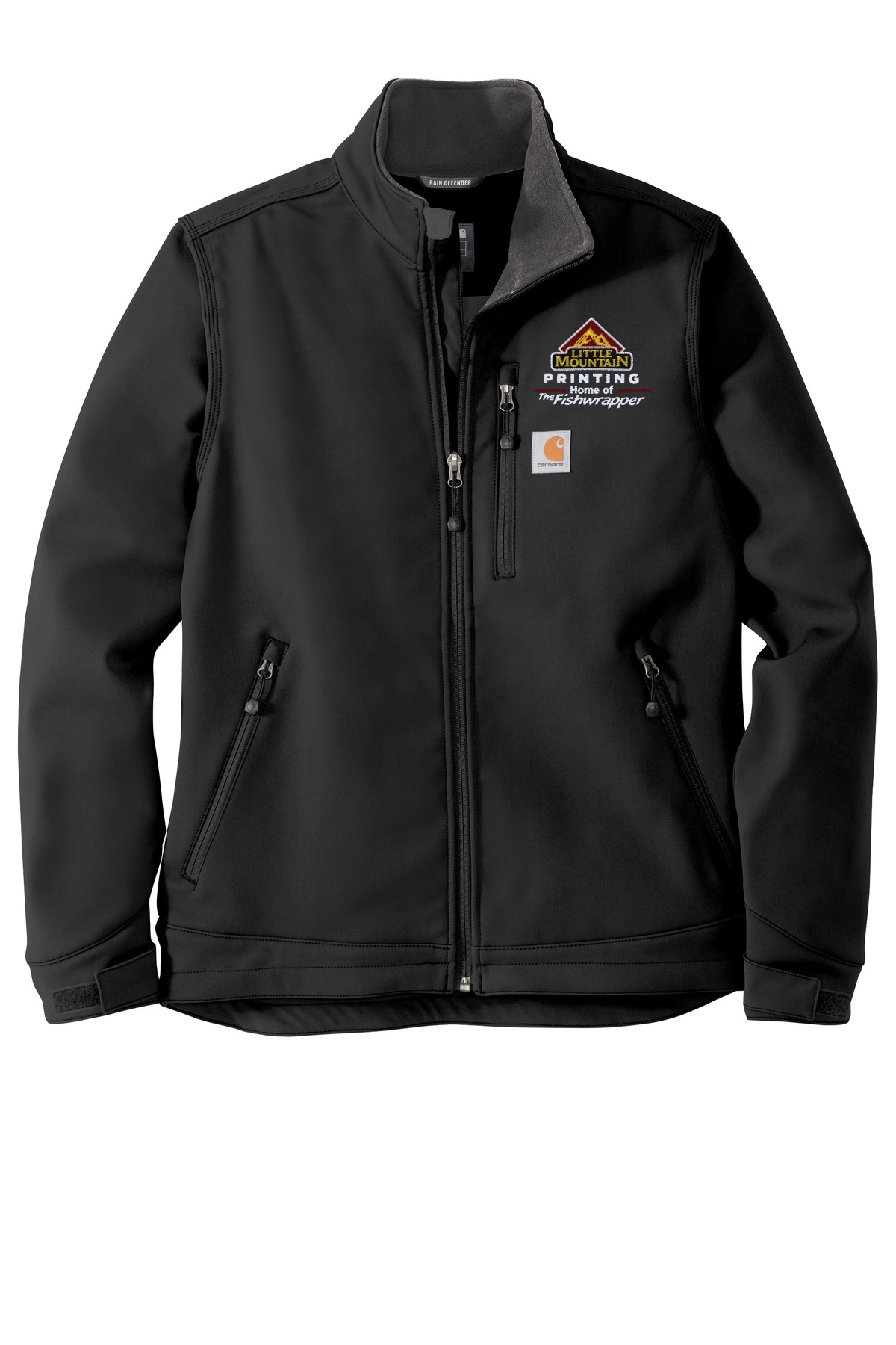 Variant Image for CT102199 - Carhartt ® Crowley Soft Shell Jacket. - LMP - 3 Color - Maroon,White,Gold - Website Little Mountain Printing