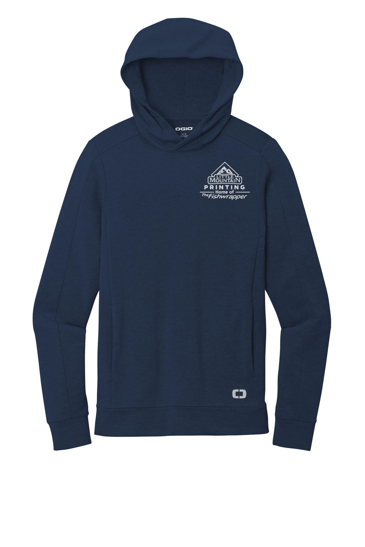 Variant Image for OG814 - OGIO® Luuma Hoodie - LMP - 1 Color - White - Website Little Mountain Printing