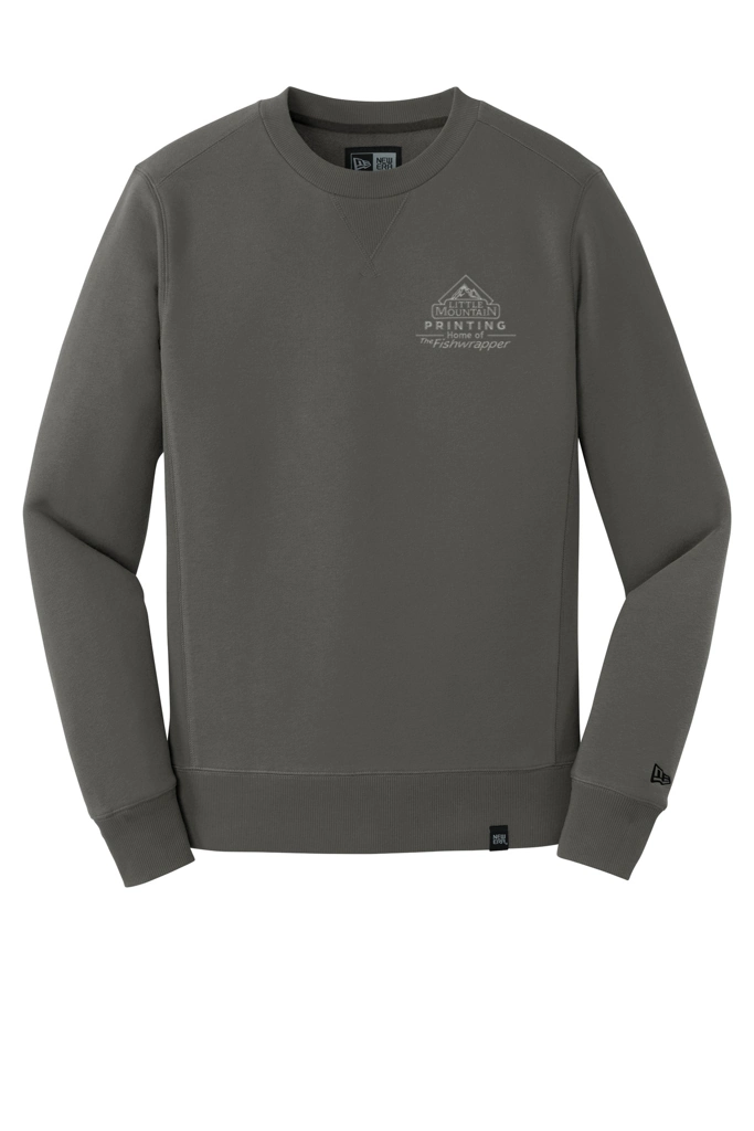 Variant Image for NEA501 - New Era® French Terry Crew - LMP - 1 Color - Tone on Tone - Website Little Mountain Printing