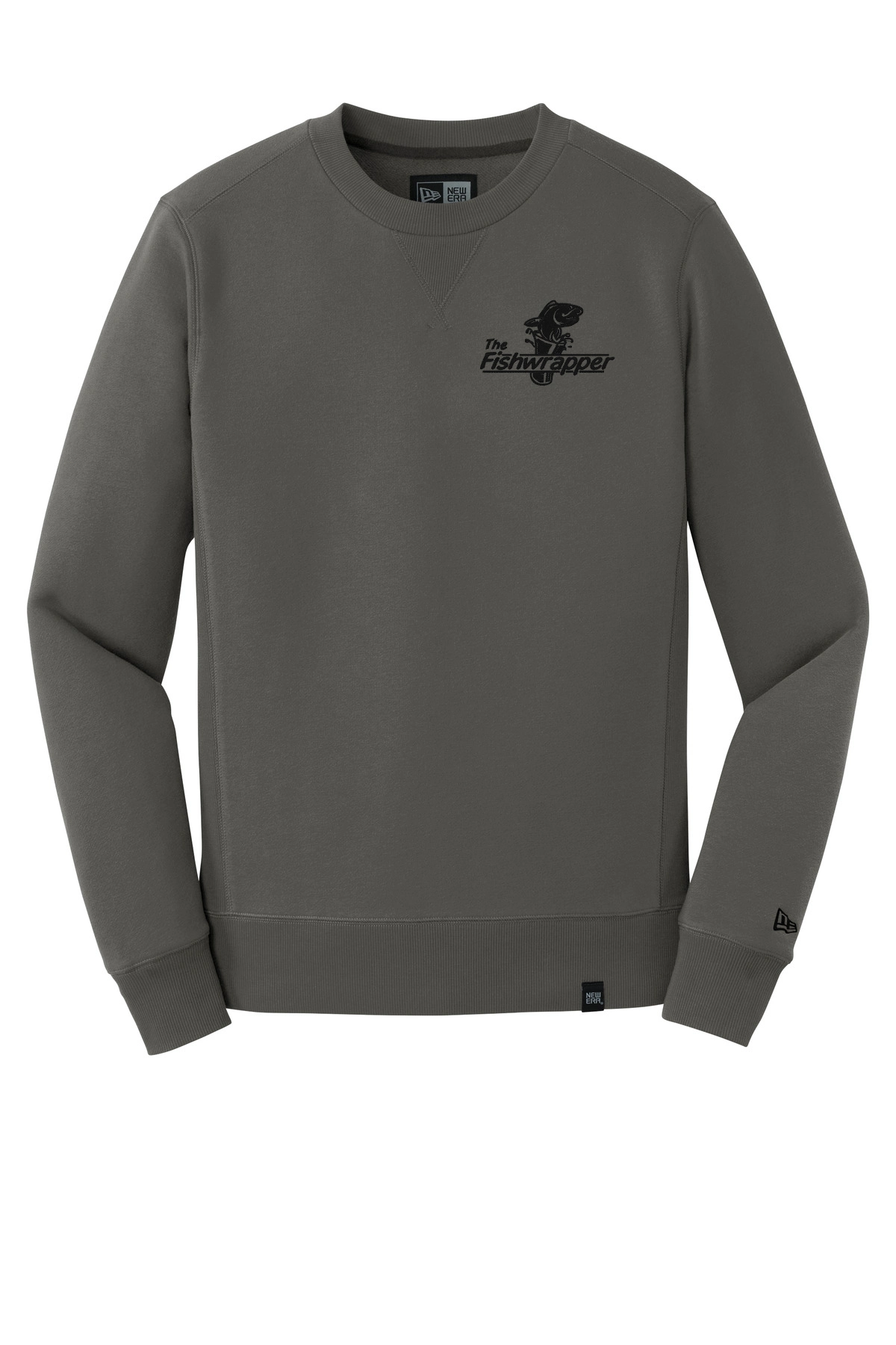 Variant Image for NEA501 - New Era® French Terry Crew - FW - 1 Color Black - Website Little Mountain Printing