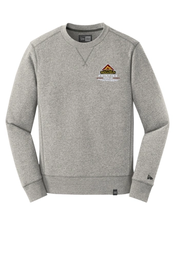 Variant Image for NEA501 - New Era® French Terry Crew - LMP - 3-Color White - Website Little Mountain Printing