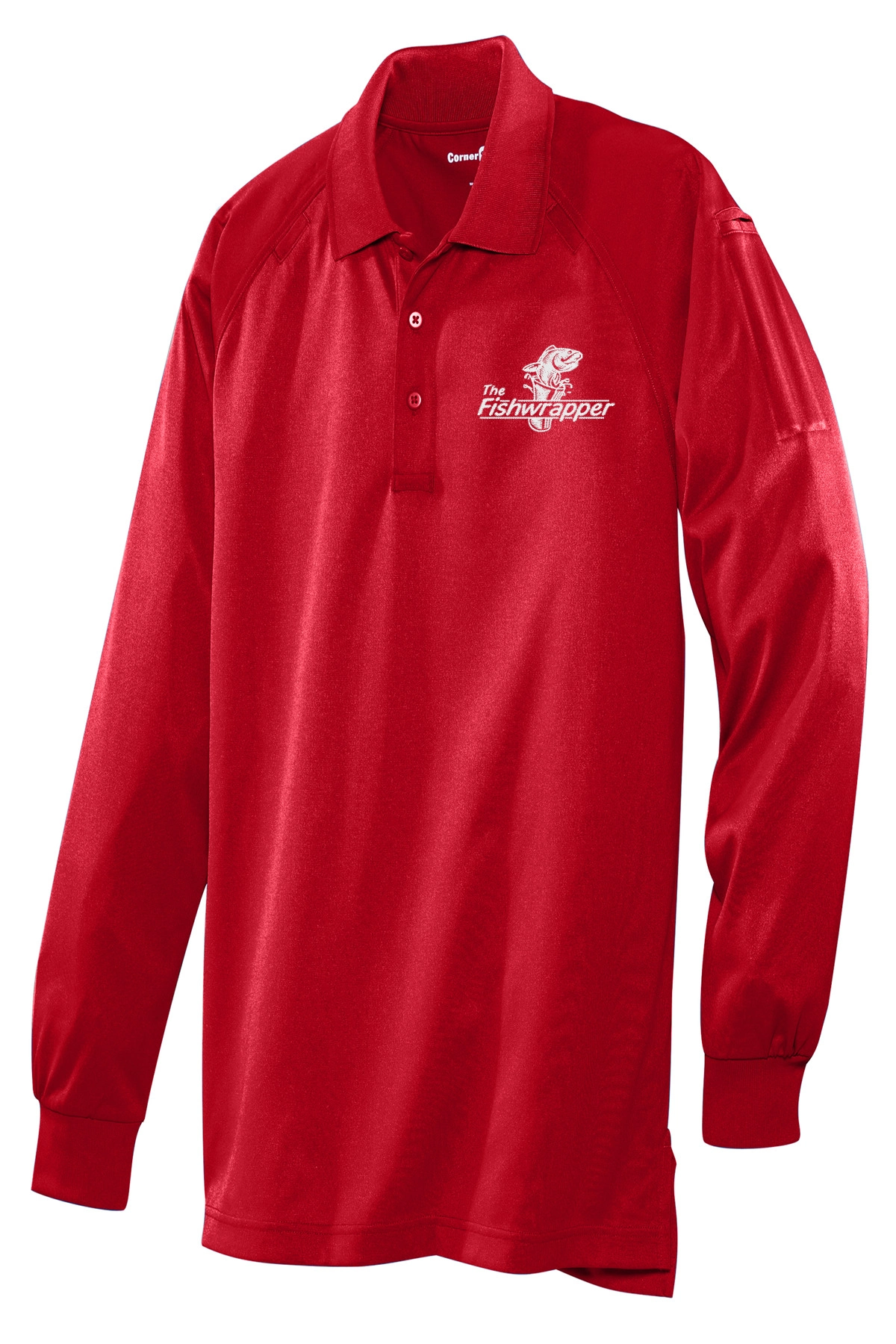 Variant Image for CS410LS - CornerStone® Select Long Sleeve Snag-Proof Tactical Polo - FW - 1 Color White - Website Little Mountain Printing