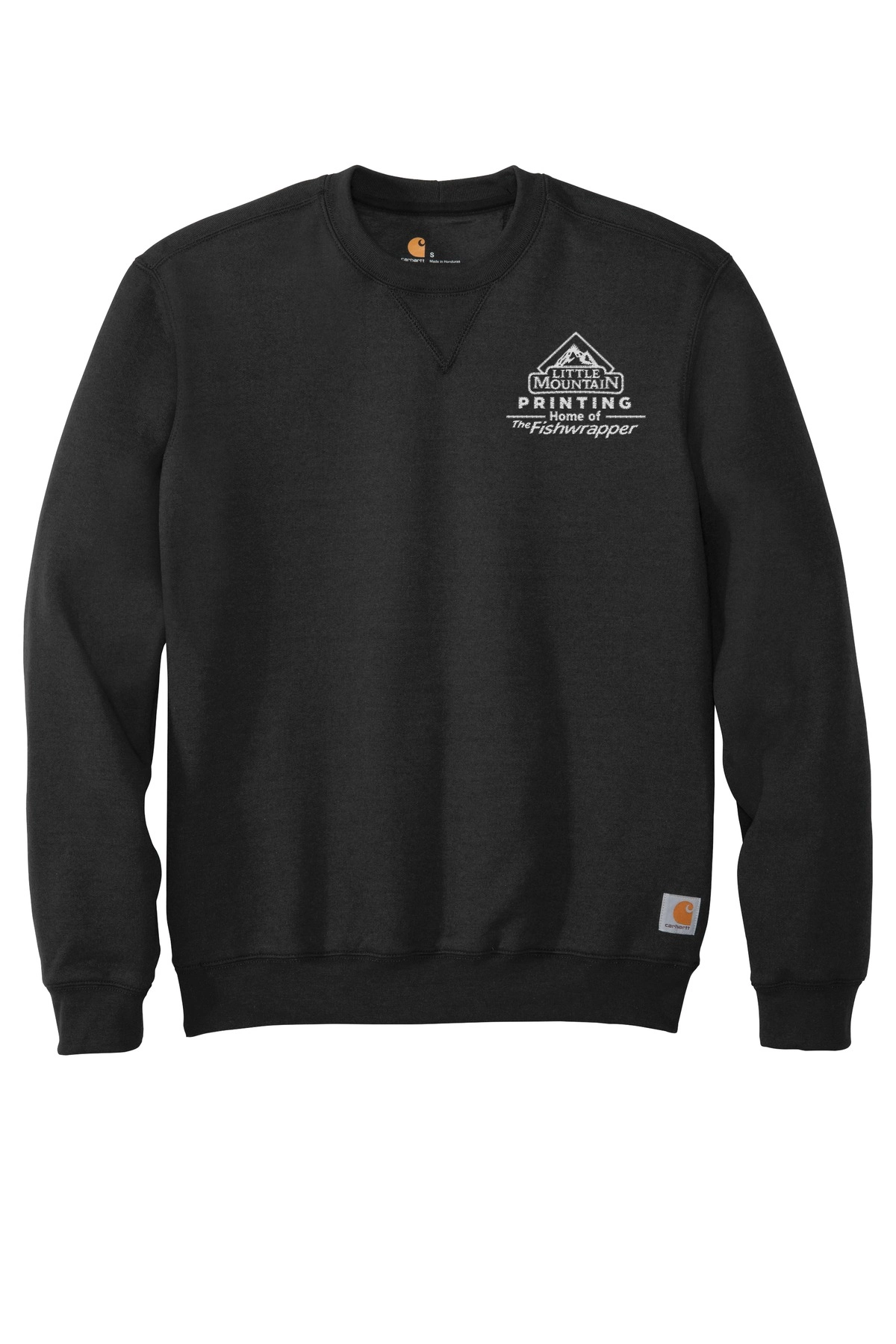 Variant Image for CTK124 - Carhartt ® Midweight Crewneck Sweatshirt - LMP - 1 Color - White - Website Little Mountain Printing