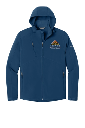Variant Image for EB536 - Eddie Bauer® Hooded Soft Shell Parka - LMP - 3 Color - Maroon,White,Gold - Website Little Mountain Printing