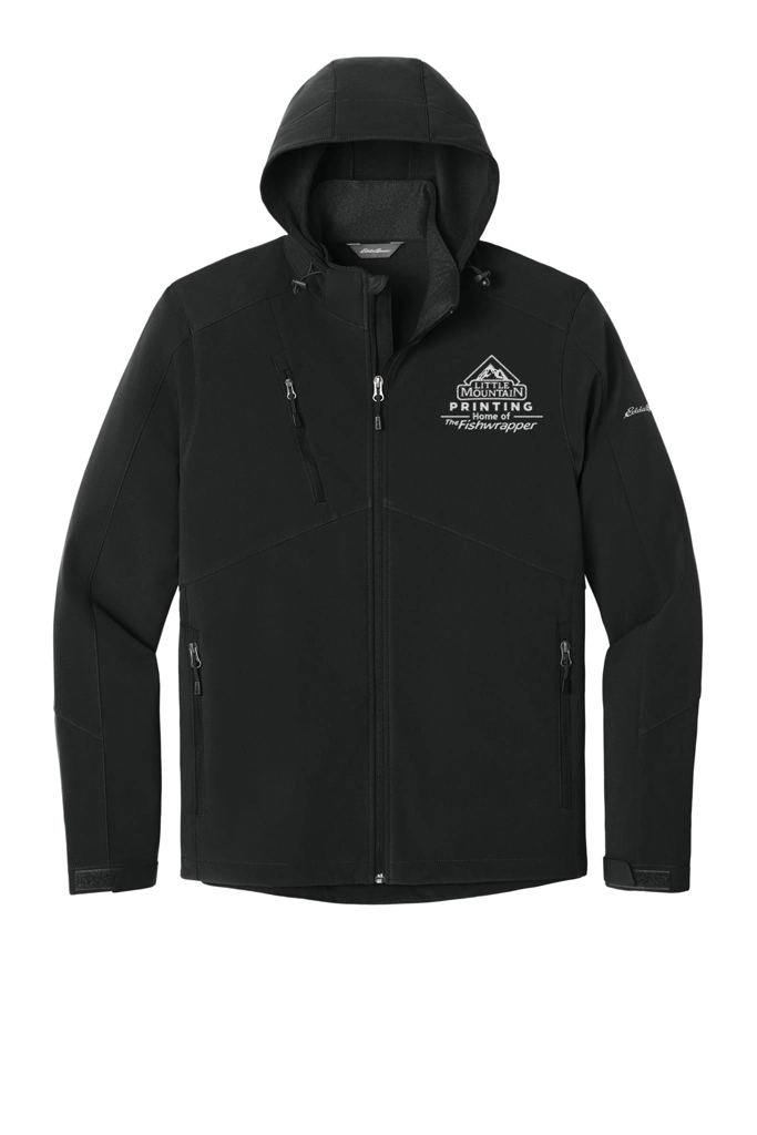 Variant Image for EB536 - Eddie Bauer® Hooded Soft Shell Parka - LMP - 1 Color - White - Website Little Mountain Printing