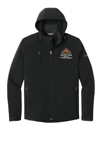 Variant Image for EB536 - Eddie Bauer® Hooded Soft Shell Parka - LMP - 3 Color - Maroon,White,Gold - Website Little Mountain Printing