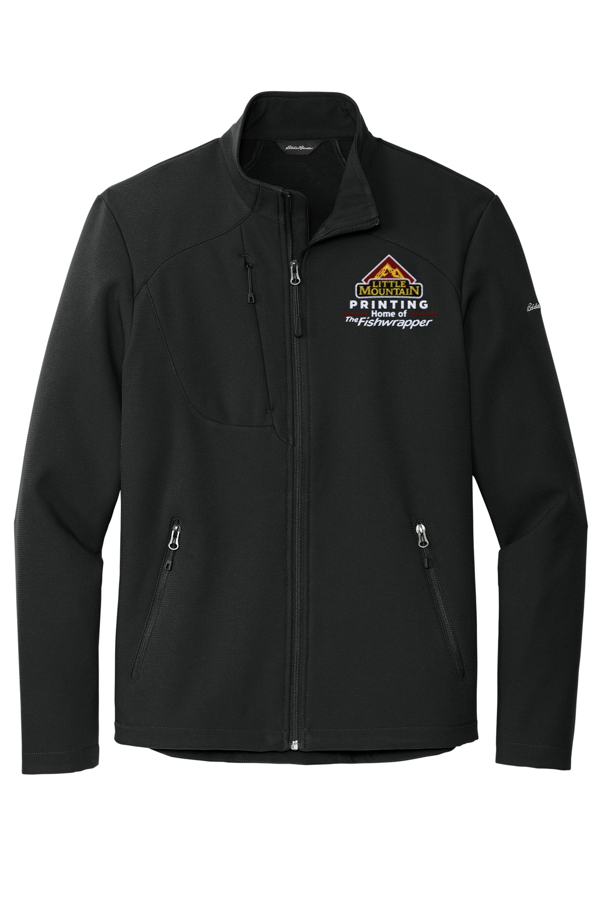 Variant Image for EB544 - Eddie Bauer® Stretch Soft Shell Jacket - LMP - 3 Color - Maroon,White,Gold - Website Little Mountain Printing