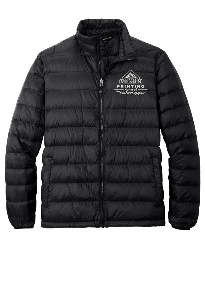 Variant Image for J323 - Port Authority® Down Jacket. - LMP - 1 Color - White - Website Little Mountain Printing