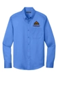Variant Image for W808 - Port Authority® Long Sleeve SuperPro React™ Twill Shirt - LMP - 3-Color Black - Website Little Mountain Printing