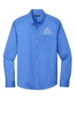 Variant Image for W808 - Port Authority® Long Sleeve SuperPro React™ Twill Shirt - LMP - 1 Color - White - Website Little Mountain Printing