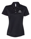 Variant Image for A231 - Adidas Women's Performance Polo - LMP - 1 Color - White - Website Little Mountain Printing