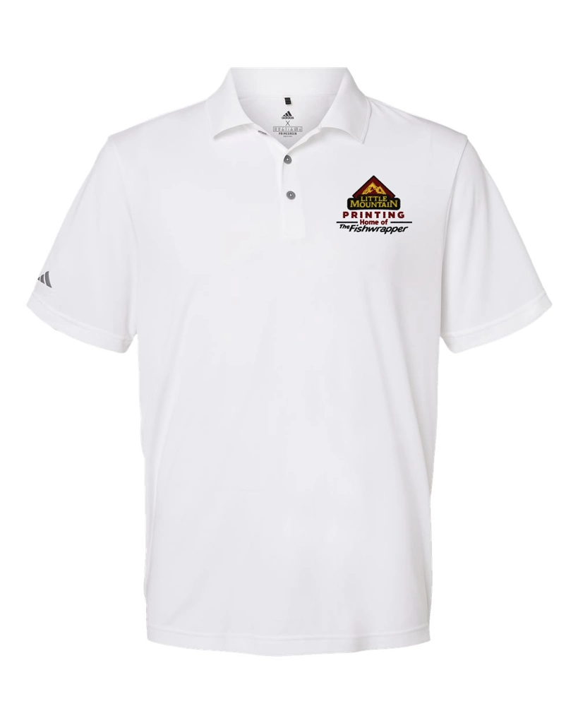 Variant Image for A230 - Adidas Performance Sport Shirt - LMP - 3-Color Black - Website Little Mountain Printing