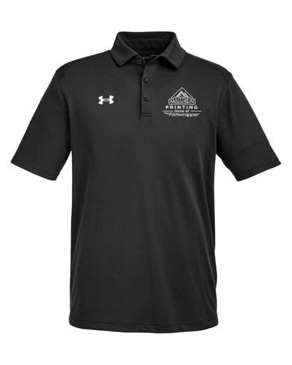 Variant Image for 1370399 - Under Armour Men's Tech™ Polo - LMP - 1 Color - White - Website Little Mountain Printing