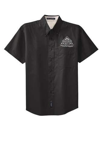 Variant Image for TLS508 - Port Authority® Tall Short Sleeve Easy Care Shirt. - LMP - 1 Color - White - Website Little Mountain Printing