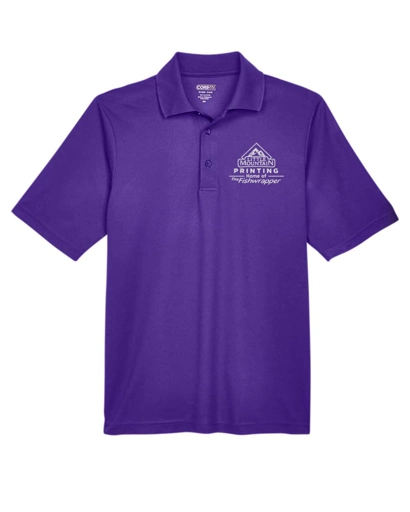 Variant Image for 88181 - Core 365 Men's Origin Performance Piqué Polo - LMP - 1 Color - White - Website Little Mountain Printing