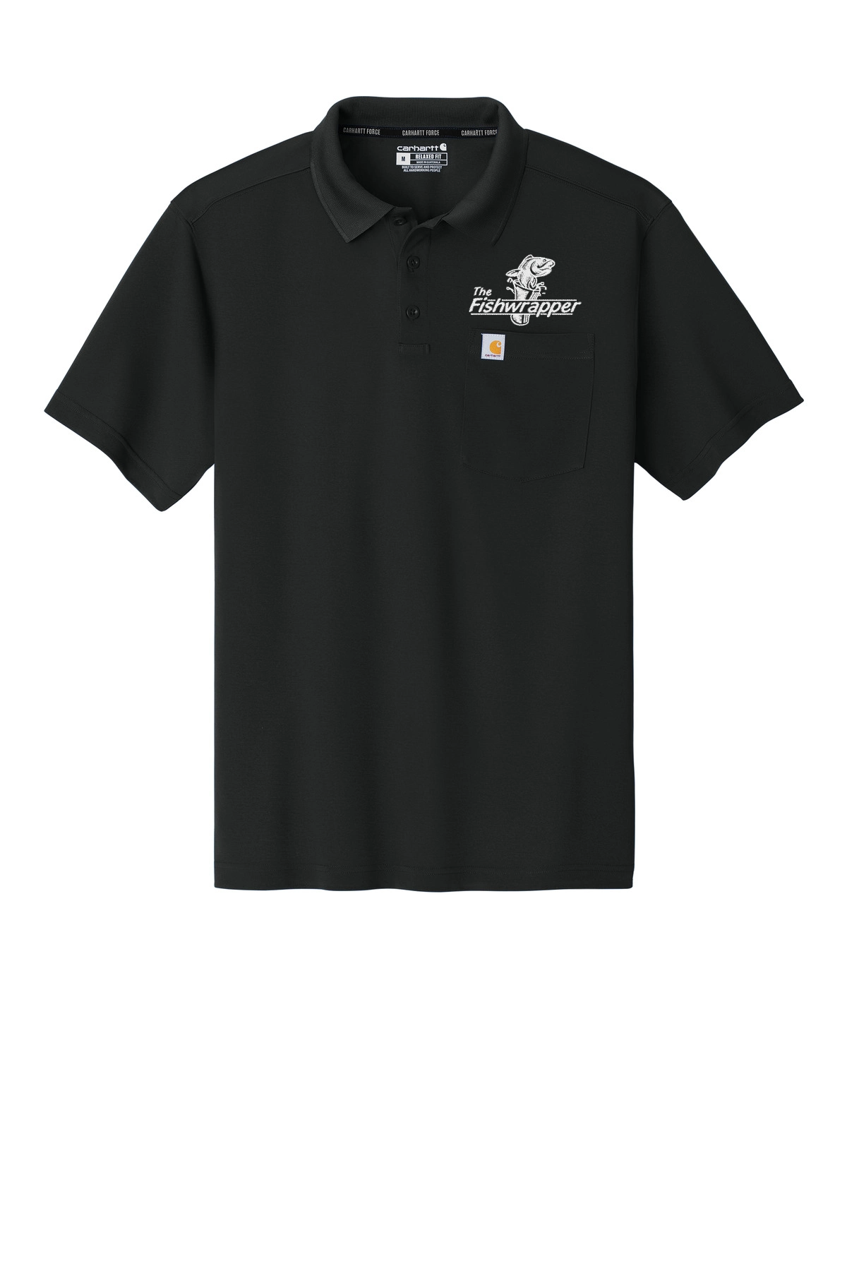Variant Image for CT106880  - Carhartt Force® Snag-Resistant Pocket Polo - FW - 1 Color White - Website Little Mountain Printing