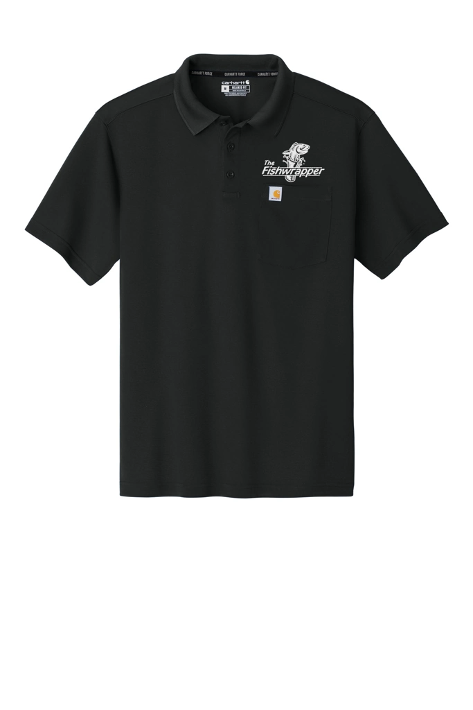 Variant Image for CT106880  - Carhartt Force® Snag-Resistant Pocket Polo - FW - 1 Color White - Website Little Mountain Printing