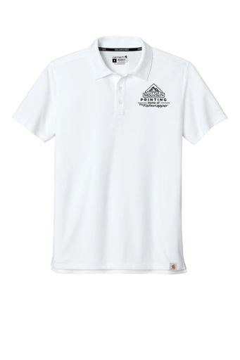 Variant Image for CT106899 - Carhartt Force® Sun Defender™ Polo - LMP - 1 Color - Black - Website Little Mountain Printing