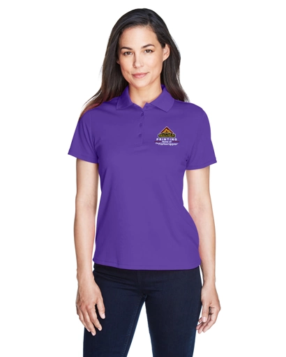 Variant Image for 78181 - CORE365 Ladies' Origin Performance Piqué Polo - LMP - 3-Color White - Website Little Mountain Printing