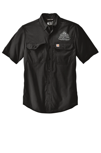 Variant Image for CT105292  - Carhartt Force® Solid Short Sleeve Shirt - LMP - 1 Color - White - Website Little Mountain Printing