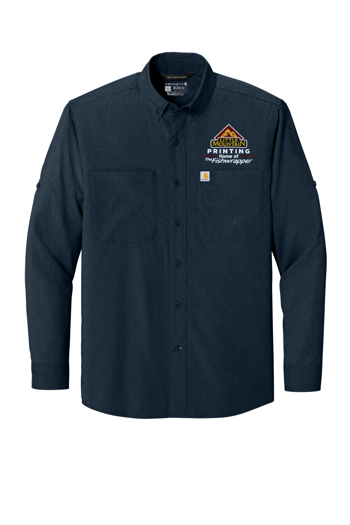 Variant Image for CT107106 - Carhartt Force® Sun Defender™ Long Sleeve Shirt - LMP - 3-Color White - Website Little Mountain Printing