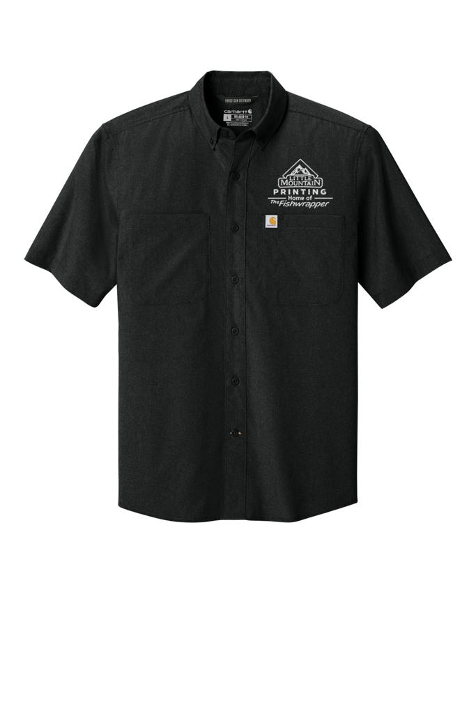 Variant Image for CT107107 - Carhartt Force® Sun Defender™ Short Sleeve Shirt - LMP - 1 Color - White - Website Little Mountain Printing