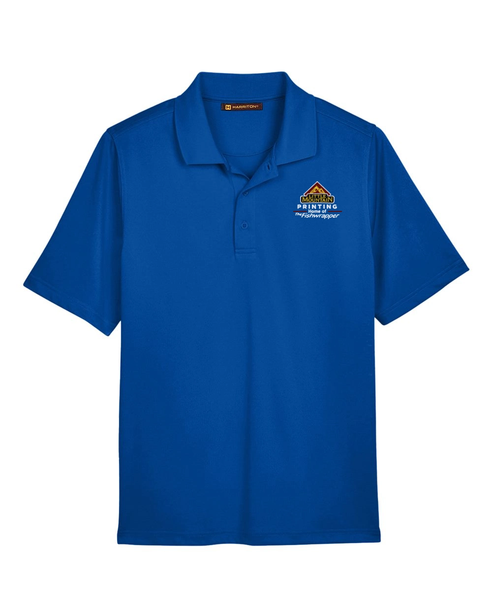 Variant Image for M348T - Harriton Men's Tall Advantage Snag Protection Plus IL Polo - LMP - 3-Color White - Website Little Mountain Printing