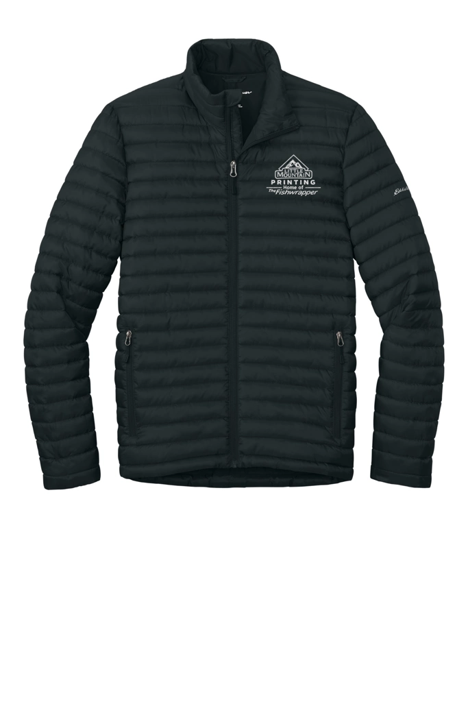Variant Image for EB514 - Eddie Bauer® Packable Quilted Full-Zip - LMP - 1 Color - White - Website Little Mountain Printing