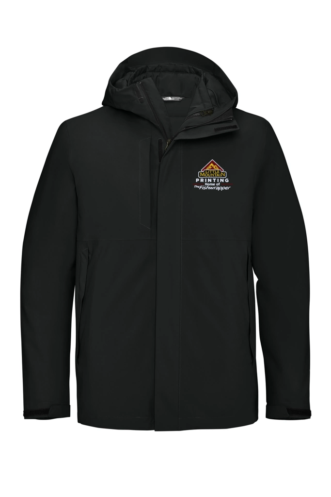 Variant Image for NF0A8FQH - The North Face® Castle Valley Triclimate 3-in-1 Jacket - LMP - 3-Color White - Website Little Mountain Printing