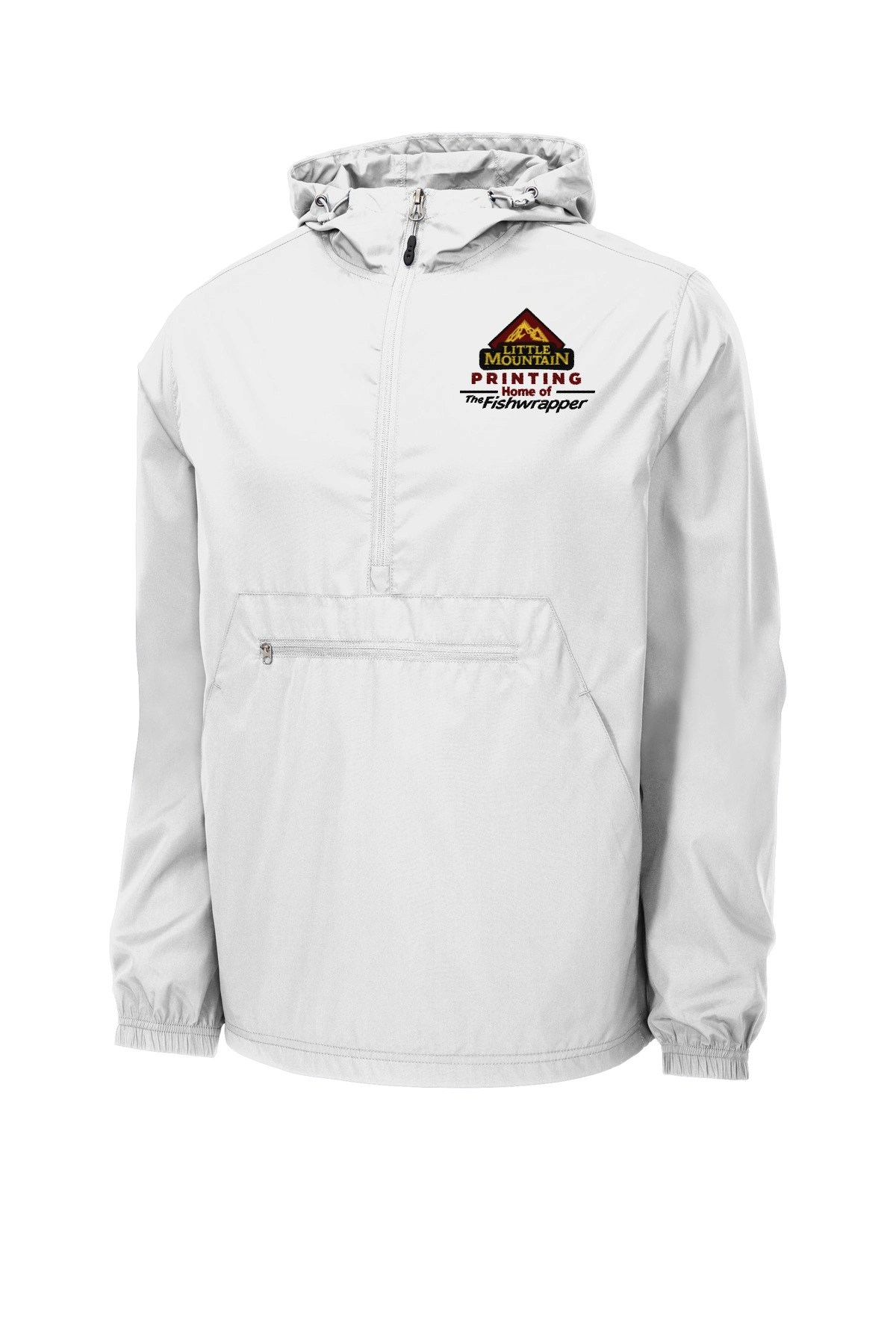 Variant Image for JST66 - Sport-Tek ® Packable Anorak - LMP - 3 Color - Maroon,Black,Gold - Website Little Mountain Printing