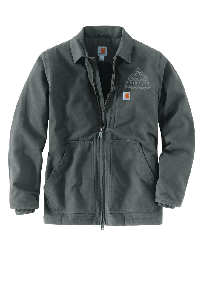 Variant Image for CT104293 - Carhartt® Sherpa-Lined Coat - LMP - 1 Color - Tone on Tone - Website Little Mountain Printing