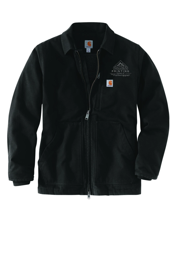 Variant Image for CTT104293 - Carhartt® Tall Sherpa-Lined Coat - LMP - 1 Color - Tone on Tone - Website Little Mountain Printing