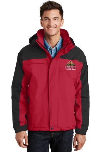 Variant Image for J792 - Port Authority® Nootka Jacket - LMP - 3-Color White - Website Little Mountain Printing