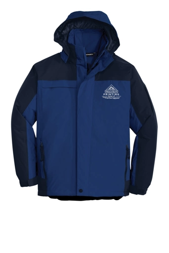 Variant Image for TLJ792 - Port Authority® Tall Nootka Jacket - LMP - 1 Color - White - Website Little Mountain Printing