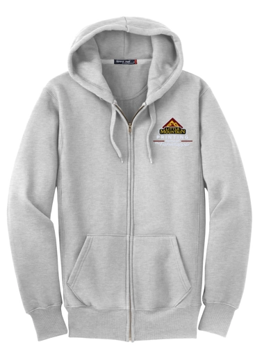 Variant Image for F282 - Sport-Tek® Super Heavyweight Full-Zip Hooded Sweatshirt. - LMP - 3-Color White - Website Little Mountain Printing