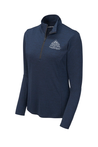 Variant Image for LST469 - Sport-Tek ® Women's Endeavor 1/2-Zip Pullover - LMP - 1 Color - White - Website Little Mountain Printing