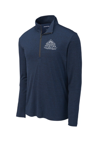 Variant Image for ST469 - Sport-Tek® Endeavor 1/2-Zip Pullover - LMP - 1 Color - White - Website Little Mountain Printing