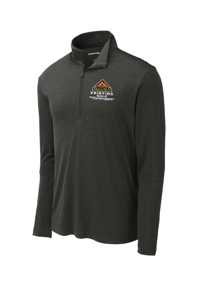 Variant Image for ST469 - Sport-Tek® Endeavor 1/2-Zip Pullover - LMP - 3-Color White - Website Little Mountain Printing