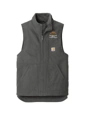 Variant Image for CT104277 - Carhartt® Sherpa-Lined Mock Neck Vest - LMP - 3-Color White - Website Little Mountain Printing