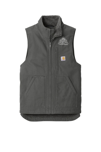 Variant Image for CT104277 - Carhartt® Sherpa-Lined Mock Neck Vest - LMP - 1 Color - White - Website Little Mountain Printing