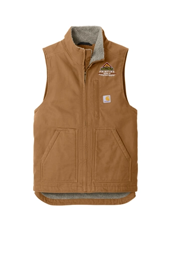 Variant Image for CT104277 - Carhartt® Sherpa-Lined Mock Neck Vest - LMP - 3-Color White - Website Little Mountain Printing