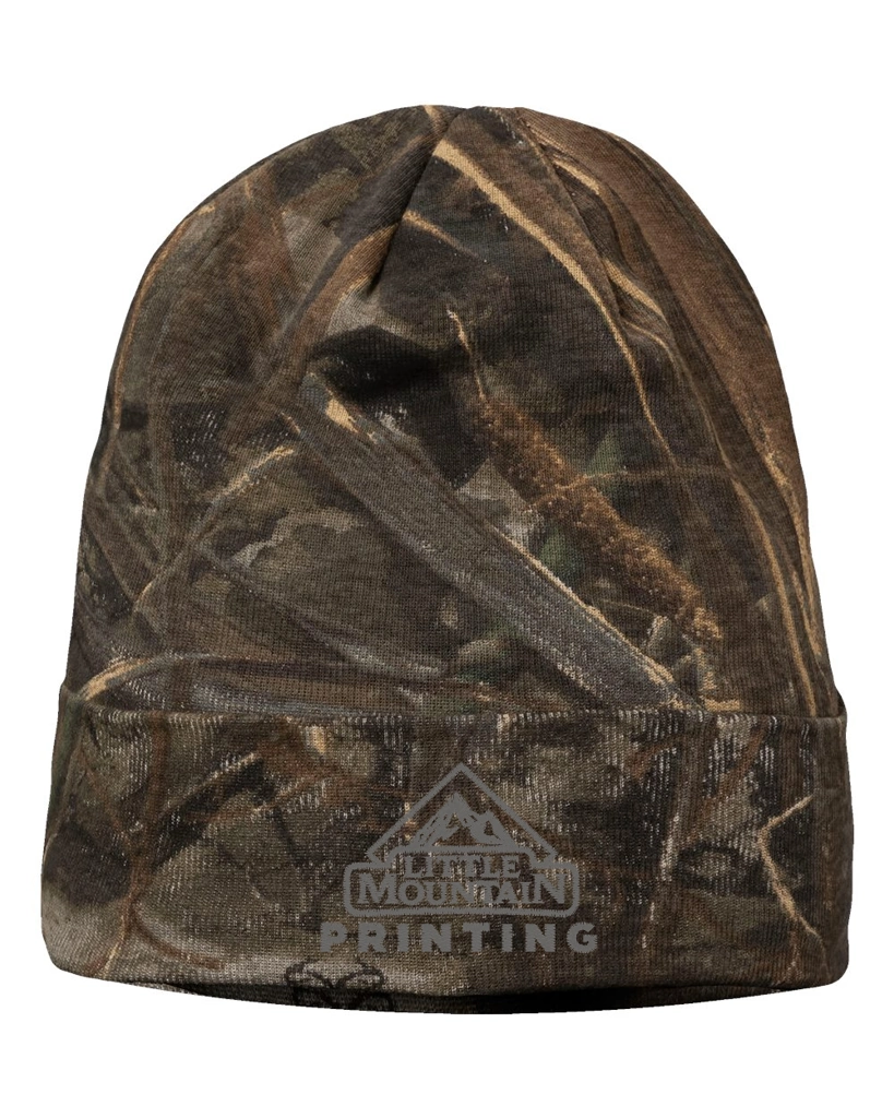 Variant Image for LCB12 - Kati 12" Licensed Camo Cuffed Beanie - LMP Only - Tone on Tone - Website Little Mountain Printing