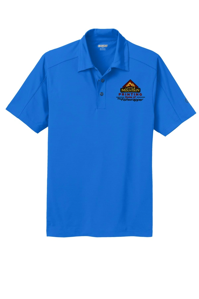 Variant Image for OG1030 - OGIO® Linear Polo - LMP - 3-Color Black - Website Little Mountain Printing