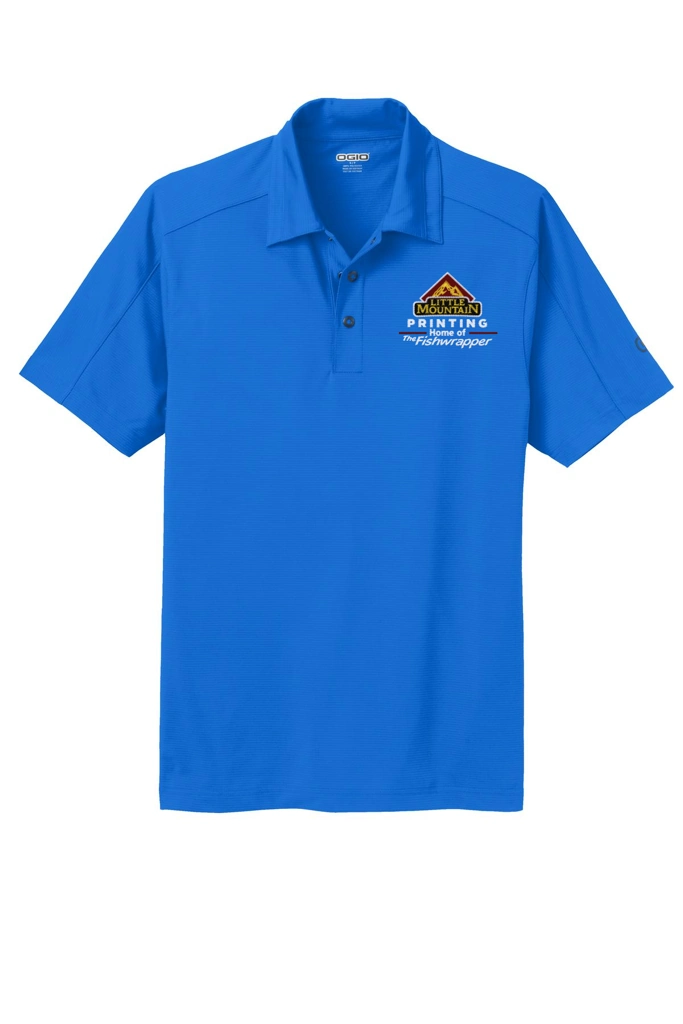 Variant Image for OG1030 - OGIO® Linear Polo - LMP - 3-Color White - Website Little Mountain Printing