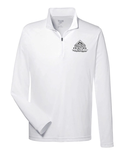 Variant Image for TT31 - Team 365 Men's Zone Performance Quarter-Zip Pullover - LMP - 1 Color - Black - Website Little Mountain Printing